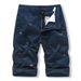 Men's Clothing Workwear Shorts Men's Summer Leisure Trend Men's Pure Cotton Pants Small Dense Front Embroidery Sports Six Point Pants_viptrois.com