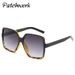 The New Trend Of Large Frame Sunglasses In Europe And The United States Wind Ladies Sunglasses Glasses Men_viptrois.com