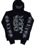 Loom Loom 2023 New Cross-Border European And American Style 3D Printed Loose Spider Skull Zipper Hoodie Men's Sweatshirt_viptrois.com