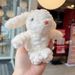 Internet Celebrity Long Eared Rabbit Jellycat Bonnie Rabbit Keychain Pendant Plush Doll Lop Eared Rabbit Doll School Bag Keychain Pendant_viptrois.com