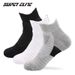 Men's sports socks, sweat absorbent and non slip running socks, outdoor socks, towel bottom boat socks, short tube elite basketball socks for men_viptrois.com