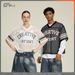 Men's V-Neck Mesh Short Sleeve T-Shirt - Trendy Boxy Fit Breathable Sporty Tee For Teen Boys & Young Adults_viptrois.com