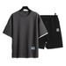 Men's Clothing Sports Shorts Full Print Simple Casual Versatile Two Piece Suit_viptrois.com