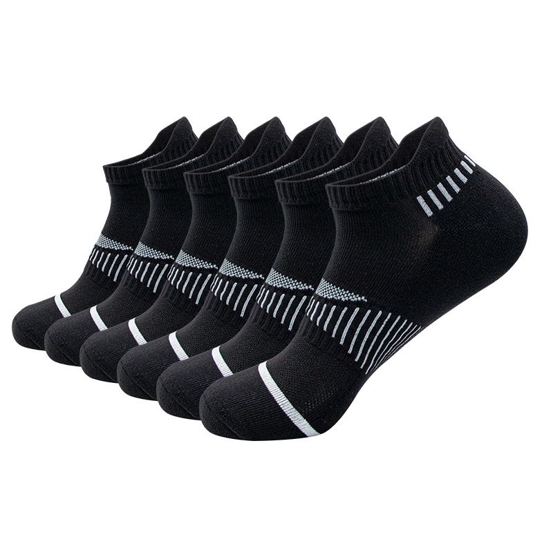 Shoe Accessories Terry Shock Absorption Professional Sports Socks Men's Fitness Sports Short Socks Women's Sweat Absorbing Breathable Running Socks_viptrois.com