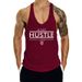 Summer Men's Letter-printed Vest, Basketball Sports Fitness Sweatshirt, I-shaped Sleeveless T-shirt_viptrois.com