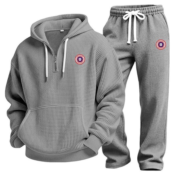 Hip-Hop Style Hooded Zip-Up Sweatshirt With Letter Patchwork, Unisex Streetwear Hoodie, Oversized Fit For Men & Women_viptrois.com