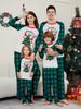 Christmas Santa letter Christmas tree Christmas family suit printed homewear sleep_viptrois.com