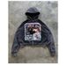 2025BAD Zipper Foreigner Hoodie Cool Internet Celebrity Hooded Cardigan New Printed Top Jacket_viptrois.com