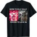 Camisetas Gráficas Divertidas Algodón Moda Casual Nacido Dilly Dally, Obligado A Quedarse FUNNY MEME CUTE Camiseta De_viptrois.com