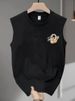 A New Round Neck Sleeveless T-shirt From A Trendy Brand For The Summer Of 2025, A Loose And Casual Men's Top_viptrois.com