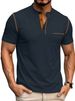 2026 Men's Henry Long-Sleeved Short-Sleeved Moisture-Wicking Breathable Loose-Fitting Comfortable Micro-elastic T-Shirt_viptrois.com