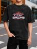 Vintage Style T Shirt Yacht Club Sailing Graphic Washed Cotton Oversized Fit Men Women Casual Wear_viptrois.com