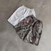 Men's Retro Washed Casual Shorts Trendy Pattern Loose Street Style Straight Pants Sales_viptrois.com