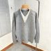 Sweater Men's Autumn And Winter Knitted Sweater, Old Money Style, Lazy Cardigan Jacket_viptrois.com