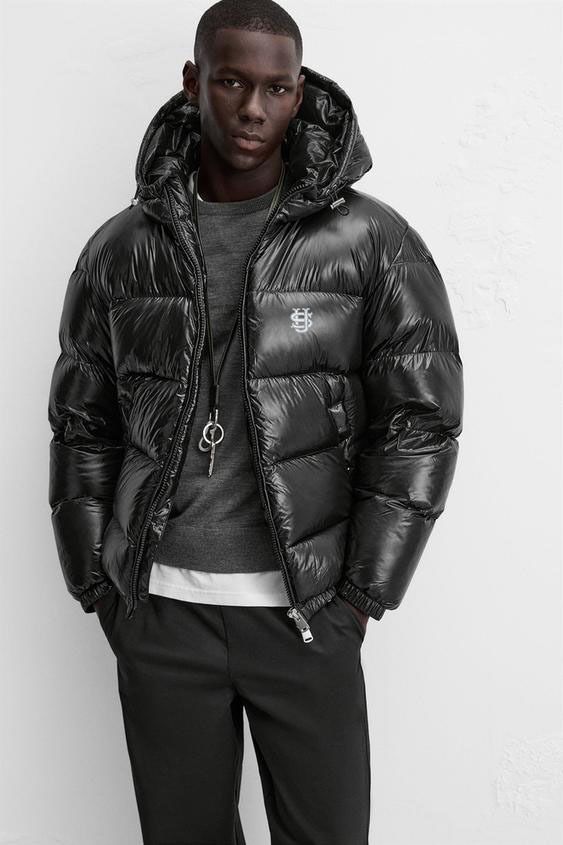 Men's Clothing European And American Winter Casual Hooded Cotton Padded Jacket, Cold Proof Jacket, US Embroidered Cotton Coat, Trendy Brand_viptrois.com