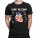 Heart Anatomy Nurse Cardiac Cardiology Sonographer Gift Mens Womens T-Shirt Mens Womens Tees Tops#NED_viptrois.com