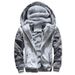 Winter Camouflage Sweater Men's Casual Sports Cardigan Sweater Jacket Fleece Thickened Thermal Sweater_viptrois.com
