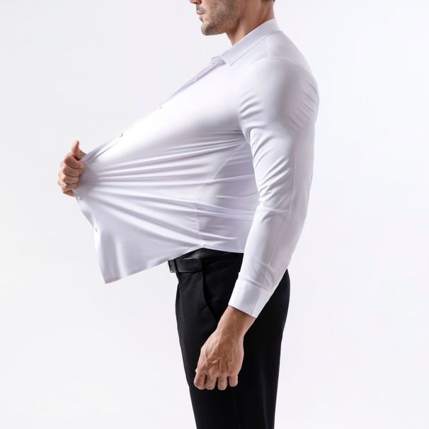 【 Seamless High Elasticity 】 Four-sided Elastic Shirt For Men, Wrinkle-free And Wrinkle-resistant Men's Shirt, European-style Men's Clothing_viptrois.com