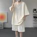 Men's Clothing New Texture Jacquard Short Sleeved T Shirt Men's Retro_viptrois.com