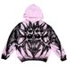Men's Clothing American Style High Weight Trendy Brand Top Sweatshirt Printed Pattern Pullover Sweatshirt Street Punk Hooded Sweatshirt_viptrois.com