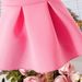 New Summer Girls Suits For Small And Medium Children Flying Sleeves Flower Puffy Skirt Dress Hair Accessories_viptrois.com