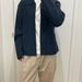 Unisex Zip-Up Knit Cardigan Jacket - Oversized Couple Style, Wavy Texture, Warm Fleece Lining, Grey/Navy/Tan Options_viptrois.com