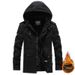 Men’s Winter Jacket – Thickened Fleece-Lined, 95% Cotton, Oversized Hooded Parka (Khaki/Green/Black, M-6XL, Breathable & Multi-Pocket)_viptrois.com