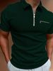 boy Cross-Border European And American Clothing Plus Size Summer Men's Thin Solid Color Short Sleeve Polo Shirt Turn-Down_viptrois.com