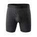 Pulse Ouma Cross-Border Men's Sports Underwear Long Anti-Chafing Leg Five-Point Pants Mid-Waist Side Opening Comfortable_viptrois.com