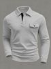 Breathable Checkered Polo Shirt – Button-Up Casual Top With Chest Pocket (Relaxed Fit For Work & Weekend)_viptrois.com