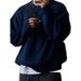 Fried Dough Twists Men's Sweater Wear Thick Round Neck Knitwear In Autumn And Winter_viptrois.com
