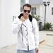 Hot Selling Men's Casual Jacket New Hooded Sweatshirt Fashionable Solid Color Autumn And Winter Cardigan Trend_viptrois.com