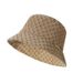 Women's Bucket Hats Full Print Letter Fisherman Fashion Couple Street Jacquard Sun Hat_viptrois.com