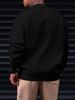 Men's Loose Casual And Fashionable FOCUS Letter Pattern Printed Round Neck Long Sleeved Sweatshirt Suitable For Autumn And Winter Wear_viptrois.com