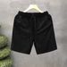 Men's High End Starry Sky Print Shorts Summer Outerwear Trendy Solid Color Loose Casual Five-Point Pants New Style_viptrois.com