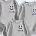 Parent-child clothing A family of three and four casual hoodie loose comfortable long-sleeved family clothing_viptrois.com