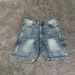 Men's Rhinestone-Studded Denim Shorts – Loose Fit Hip-Hop Cargo Pants With Patchwork Pockets (S-XL, Black/Blue, Non-Stretch Cotton)_viptrois.com