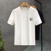 Popular Printed Short-sleeved T-shirt Men's Trendy Top 2025 Summer New Men's Round Neck Handsome Half-sleeve_viptrois.com