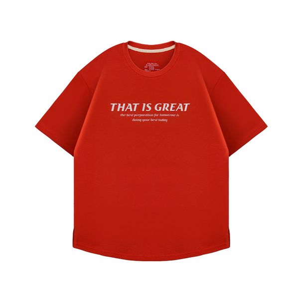 Fashionable, casual, loose, high street ruffian, handsome, versatile round neck pullover with printed pure cotton,_viptrois.com