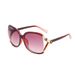 Trendy Big Frame Sunglasses Retro Glasses Fashion Rose Sunglasses Women_viptrois.com