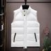 Men's Clothing Casual Vest Waistcoat Sleeveless Top Trend Casual Vest Sleeveless Jacket Slim Fit Stand Collar Lightweight Polyester Autumn Fashion_viptrois.com