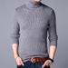 Men's High Neck Wool Sweater – Slim Fit Winter Thermal Pullover With Wrinkle-Free Treatment & Ribbed Hem (M-4XL, Minimalist Layering Essential)_viptrois.com