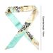 Drivedirect Fashion Women Bohemian Style Printing Scarf Handbags Handle Wrap Ribbon Headband_viptrois.com