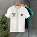 Men's Clothing Personalized Printed Short Sleeved T Shirt Handsome Slim Fit Shirt_viptrois.com