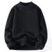 1 Autumn Winter Simple Trendy Casual Japanese Korean Style High Collar Solid Color Lined Thickened One-piece Fleece Base_viptrois.com