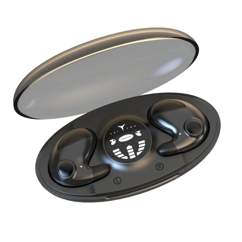 Invisible Sleep Wireless Earphone TWS Bluetooth 5.3 Headphones Hidden Earbuds IPX5 Waterproof Noise Reduction Sports_viptrois.com