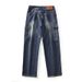 Autumn New Jeans Men's Multi-bag Wide-leg Overalls Men's Trendy Washed American Straight Jeans Men's Clothing Factory_viptrois.com