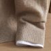 Autumn Winter New 100 Pure Cashmere Men's Thick Sweater With Loose And Slimming Top Ide, Casual Half Zipper_viptrois.com