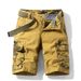 Men's Clothing Summer Men's New Pattern Washed Workwear Shorts Outdoor Leisure Loose_viptrois.com