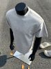 Men's Clothing White T Shirt For Men, Summer Short Sleeved Pure Cotton Heavyweight Fitness Short Sleeved Shirt._viptrois.com